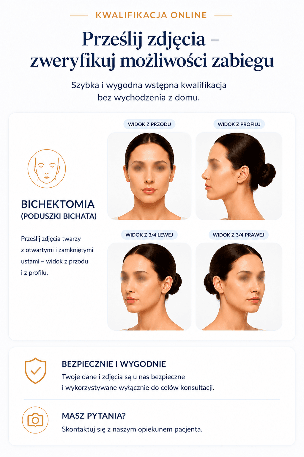 Instrukcja wykonania zdjęć do kwalifikacji online HC Clinic